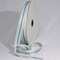 The Ribbon People White and Purple Striped Woven Grosgrain Craft Ribbon 1" x 55 Yards